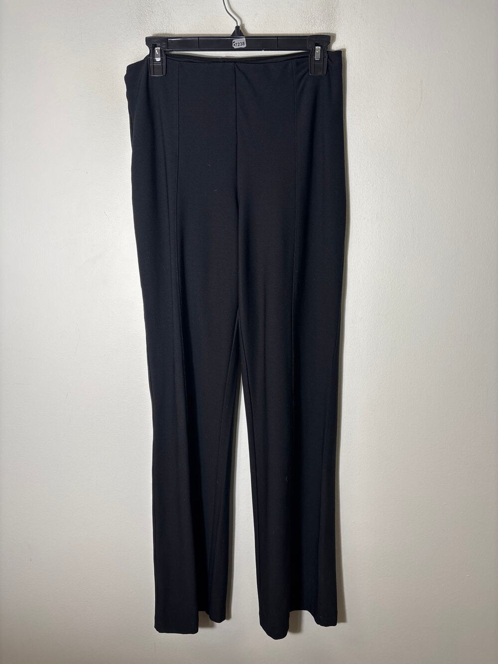 Lysse Black Pull On Straight Leg Ankle Pants Sz M